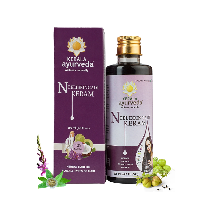 Show details for Kerala Ayurveda Neelibringadi Keram (Oil) - 200 ML Picture of Kerala Ayurveda Neelibringadi Keram (Oil) - 200 ML