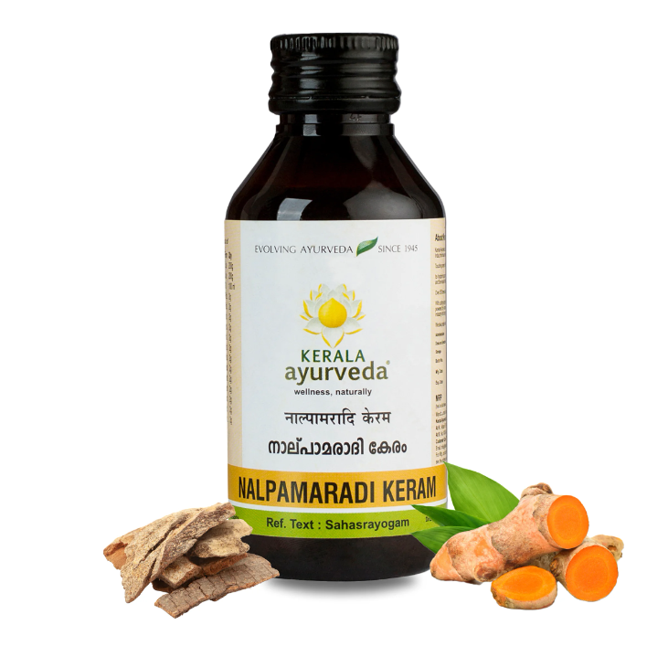 Show details for Kerala Ayurveda Nalpamaradi Keram (Oil) - 100 ML Picture of Kerala Ayurveda Nalpamaradi Keram (Oil) - 100 ML