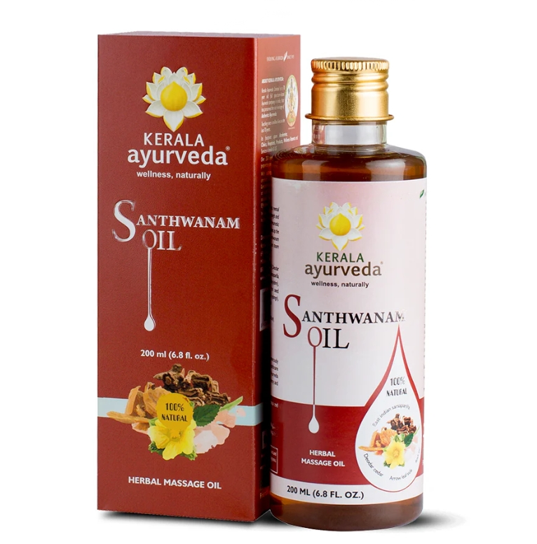 Show details for Kerala Ayurveda Santhwanam Oil - 200 ML Picture of Kerala Ayurveda Santhwanam Oil - 200 ML