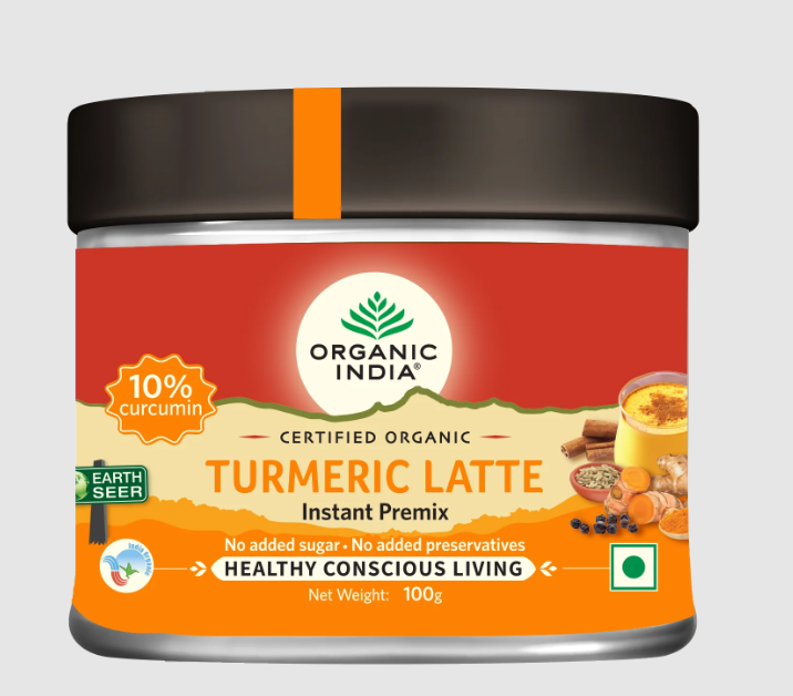 Picture of Organic India Turmeric Latte Instant Premix - 100 GM