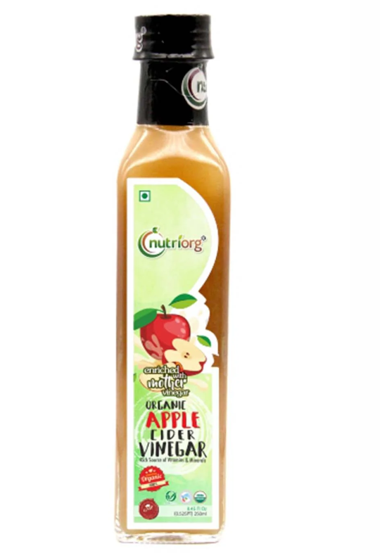 Show details for Nutriorg Certified Organic Apple Cider Vinegar 250ml Picture of Nutriorg Certified Organic Apple Cider Vinegar 250ml