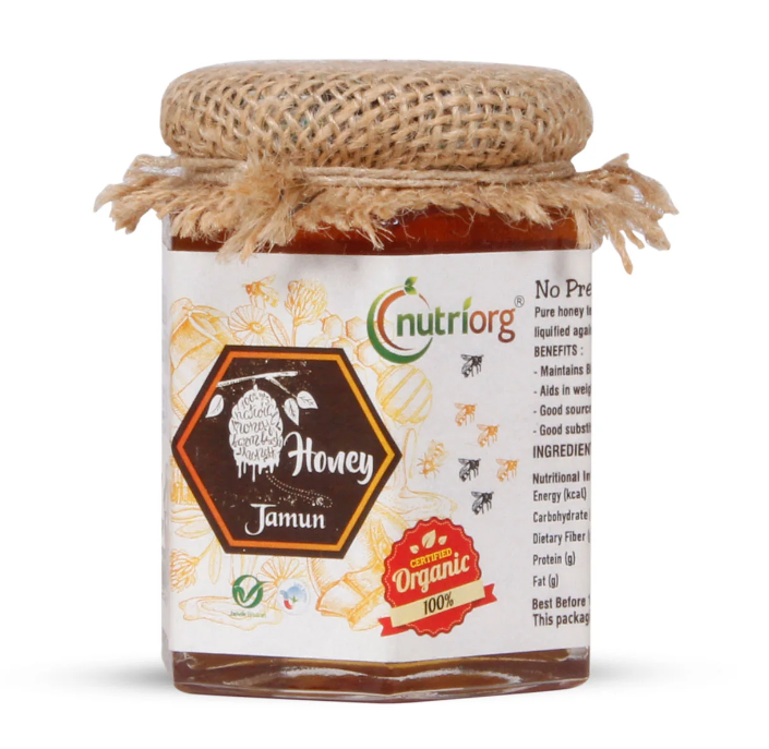 Picture of Nutriorg Certified Organic Honey with Jamun Flavor - 250 gm