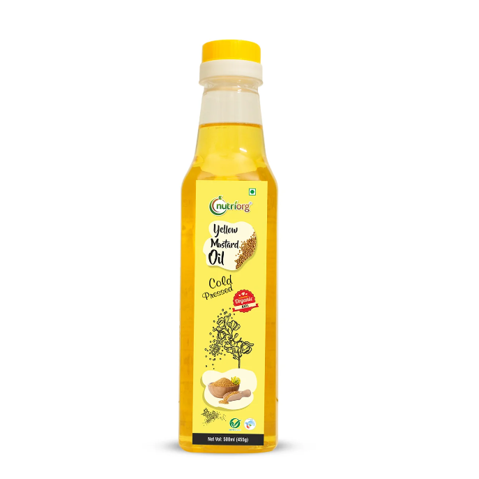 Show details for Nutriorg Certified Organic Yellow Mustard Oil 500ml Glass Bottle Picture of Nutriorg Certified Organic Yellow Mustard Oil 500ml Glass Bottle