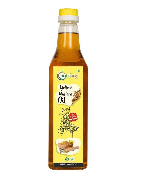 Picture of Nutriorg Certified Organic Yellow Mustard Oil - 1000 ml