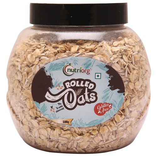 Picture of Nutriorg Certified Organic Rolled Oats 500 gm