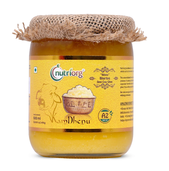 Picture of Nutriorg A2 Rich Cow Ghee - 500 ml