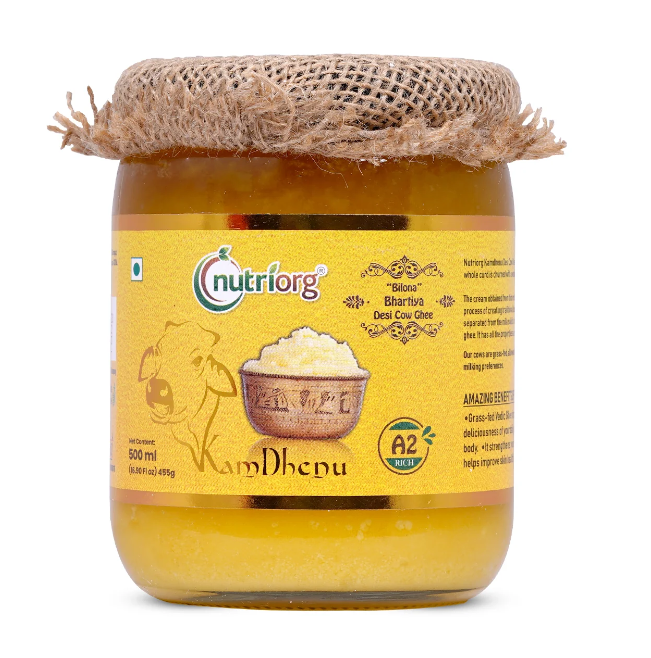 Show details for Nutriorg A2 Rich Cow Ghee - 500 ml Picture of Nutriorg A2 Rich Cow Ghee - 500 ml