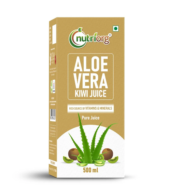 Show details for Nutriorg Aloevera Kiwi Juice - 500 ml Picture of Nutriorg Aloevera Kiwi Juice - 500 ml