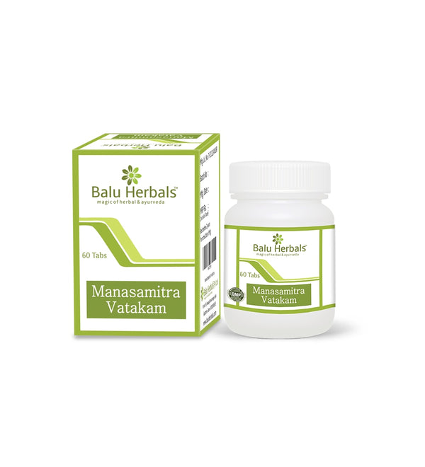Show details for Balu Herbals ManasamitraVatikam Tablets - 60 Tabs Picture of Balu Herbals ManasamitraVatikam Tablets - 60 Tabs