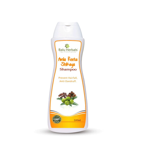 Show details for Balu Herbals Amla Reeta Shikaya Shampoo - 200 ML Picture of Balu Herbals Amla Reeta Shikaya Shampoo - 200 ML