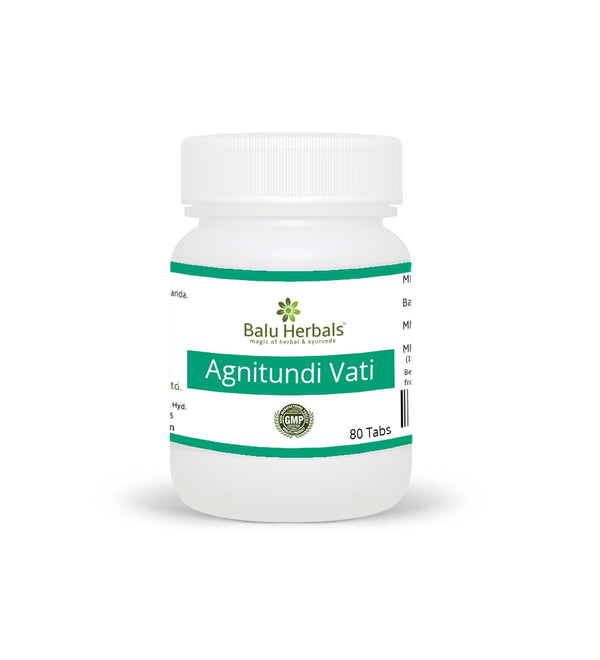 Show details for Balu Herbals Agnitundi Vati - 80 Tabs Picture of Balu Herbals Agnitundi Vati - 80 Tabs