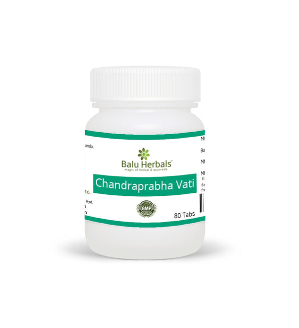 Show details for Balu Herbals Chandraprabha Vati - 80 Tabs Picture of Balu Herbals Chandraprabha Vati - 80 Tabs