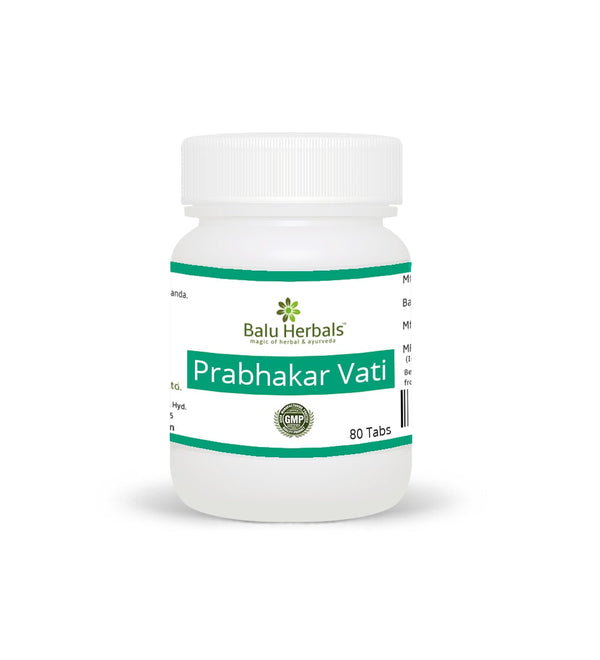 Show details for Balu Herbals Prabhakar Vati - 80 Tabs Picture of Balu Herbals Prabhakar Vati - 80 Tabs