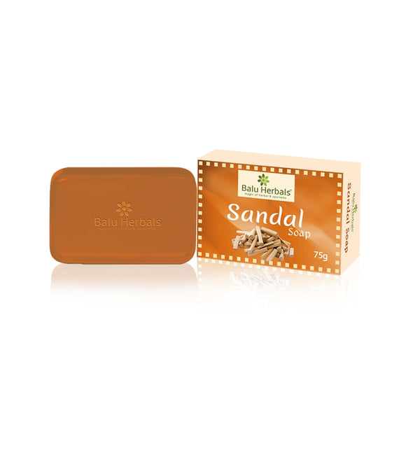 Show details for Balu Herbals Sandal Soap - 75 GM Picture of Balu Herbals Sandal Soap - 75 GM