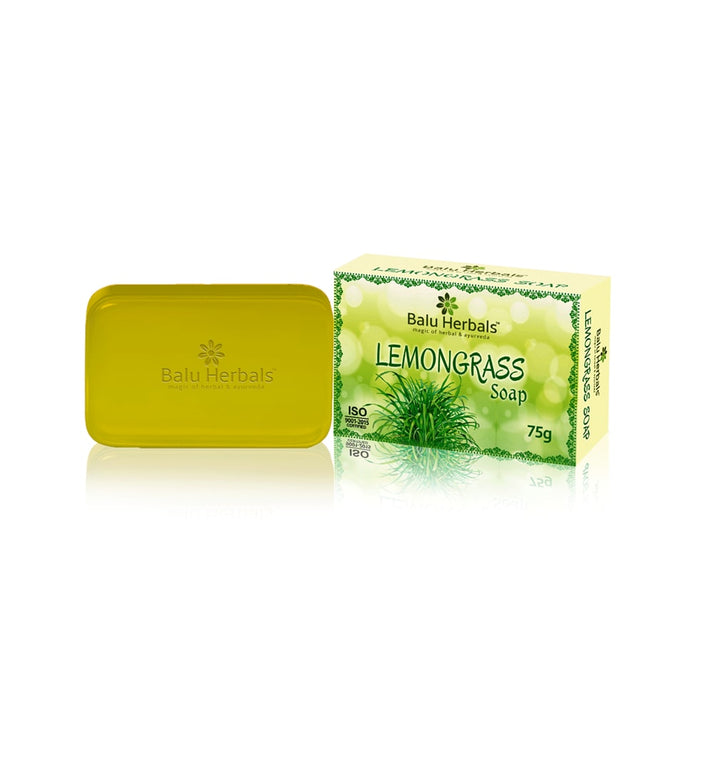 Show details for Balu Herbals Lemon Grass Soap - 75 GM Picture of Balu Herbals Lemon Grass Soap - 75 GM