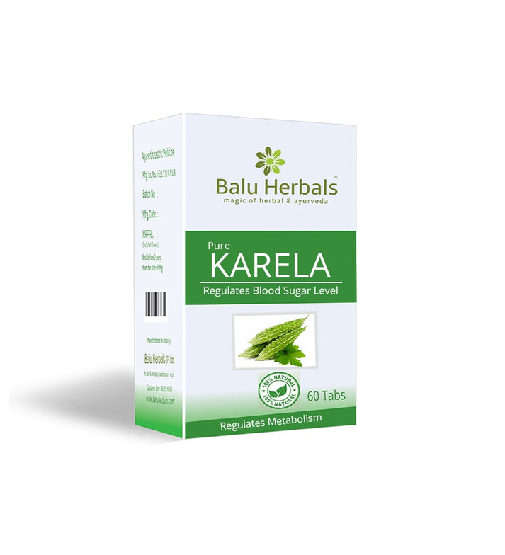 Show details for Balu Herbals Karela - 60 Tabs Picture of Balu Herbals Karela - 60 Tabs