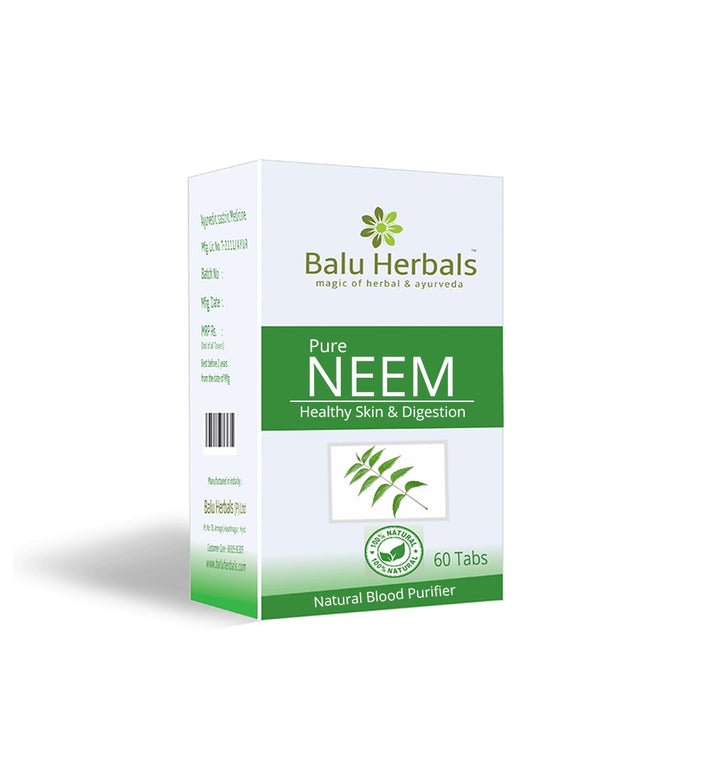 Picture of Balu Herbals Neem  - 60 Tabs