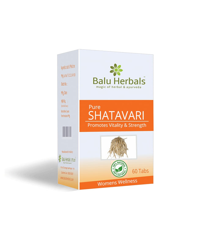 Picture of Balu Herbals Shatavari  - 60 Tabs