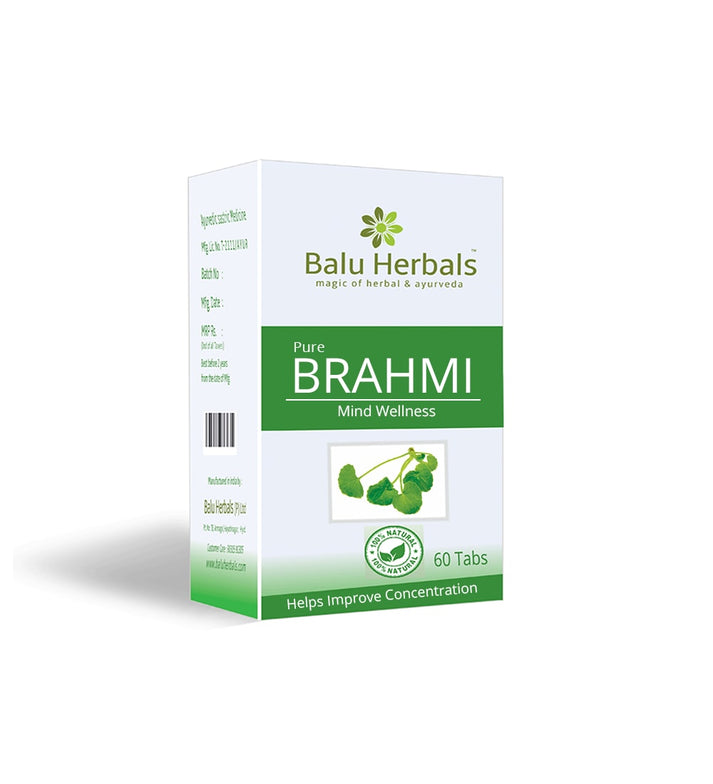 Picture of Balu Herbals Brahmi - 60 Tabs