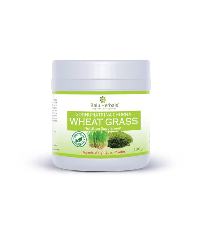 Show details for Balu Herbals Wheat Grass Powder - 100GM Picture of Balu Herbals Wheat Grass Powder - 100GM
