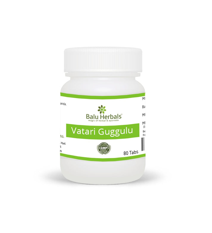 Show details for Balu Herbals Vatari Guggulu - 80 Tabs Picture of Balu Herbals Vatari Guggulu - 80 Tabs