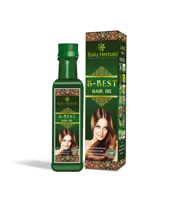 Show details for Balu Herbals B-Best Hair Oil - 200 ML Picture of Balu Herbals B-Best Hair Oil - 200 ML