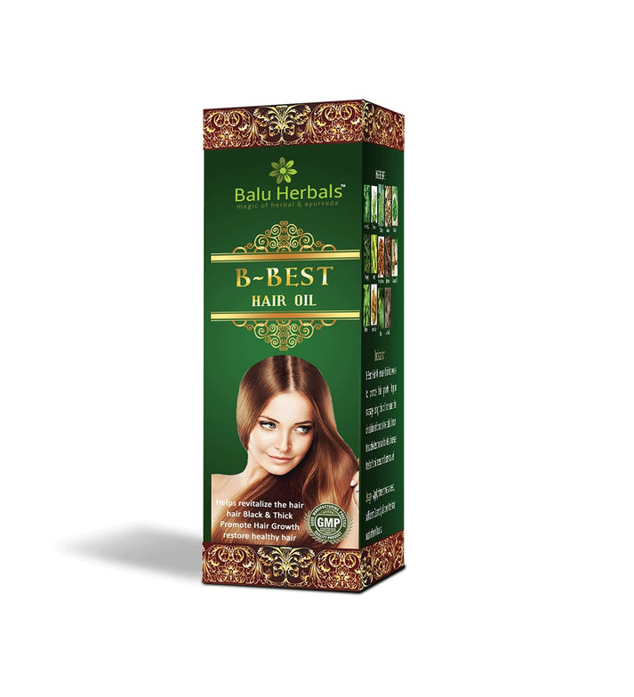 Show details for Balu Herbals B-Best Hair Oil - 500 ML Picture of Balu Herbals B-Best Hair Oil - 500 ML