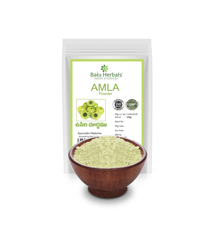 Picture of Balu Herbals Amla Powder - 100 GM