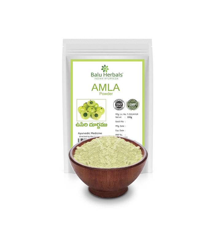 Show details for Balu Herbals Amla Powder - 100 GM Picture of Balu Herbals Amla Powder - 100 GM