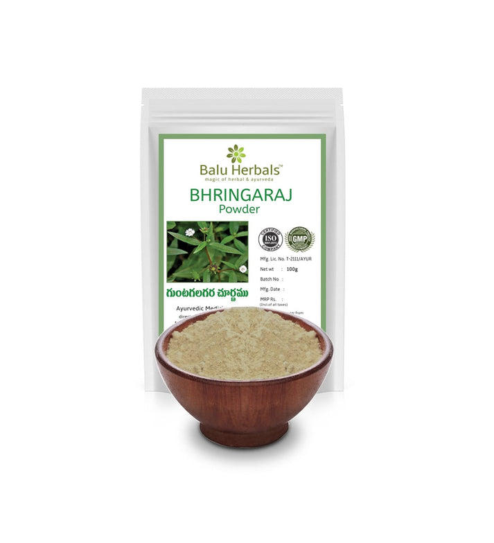 Show details for Balu Herbals Bhringaraj Powder - 100 GM Picture of Balu Herbals Bhringaraj Powder - 100 GM