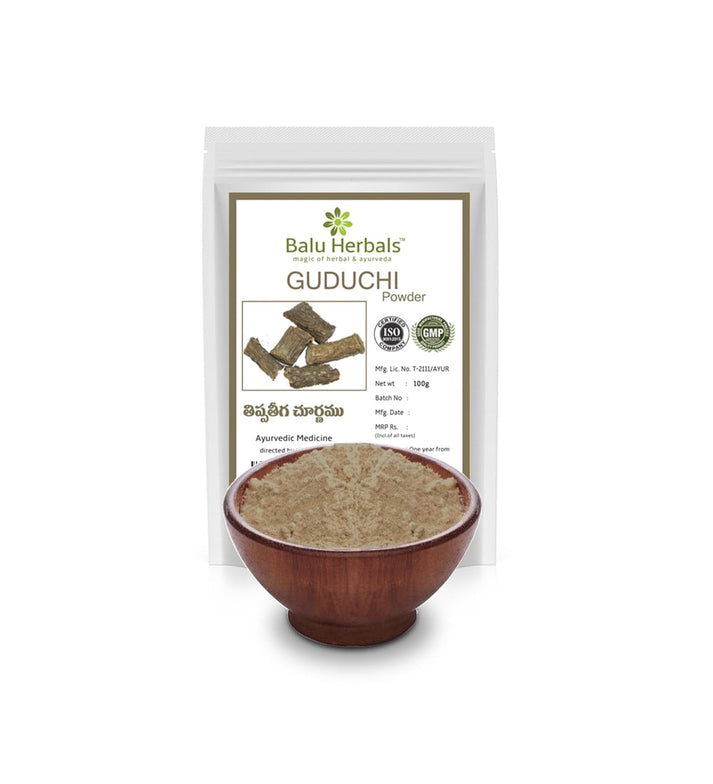 Picture of Balu Herbals Guduchi Powder- 100 GM