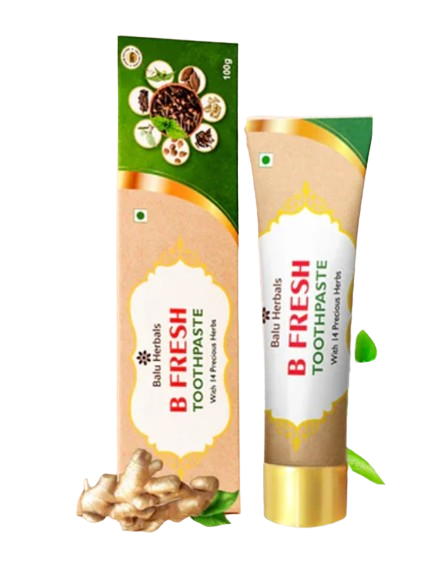 Picture of Balu Herbals B-Fresh Toothpaste - 100 GM