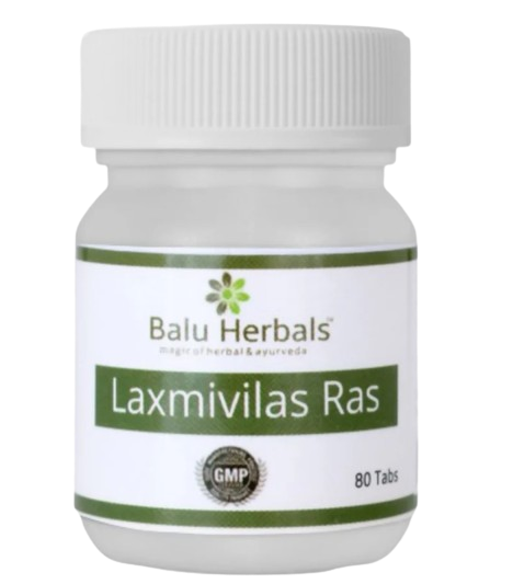 Picture of Balu Herbals Laxmivilas Ras - 80 Tabs