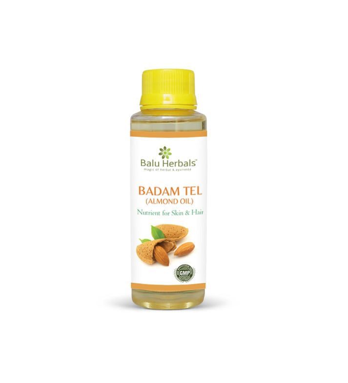Show details for Balu Herbals Almond Oil - 120 ML Picture of Balu Herbals Almond Oil - 120 ML