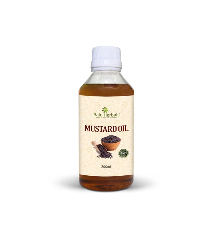 Show details for Balu Herbals Mustard Oil - 200 ML Picture of Balu Herbals Mustard Oil - 200 ML