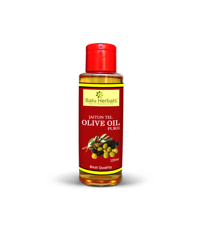 Show details for Balu Herbals Jaitun Tel Olive Oil Pure - 120 ML Picture of Balu Herbals Jaitun Tel Olive Oil Pure - 120 ML