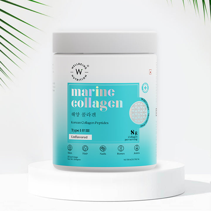 Show details for Wellbeing Nutrition Pure Korean Marine Collagen Powder - 200 GM Picture of Wellbeing Nutrition Pure Korean Marine Collagen Powder - 200 GM
