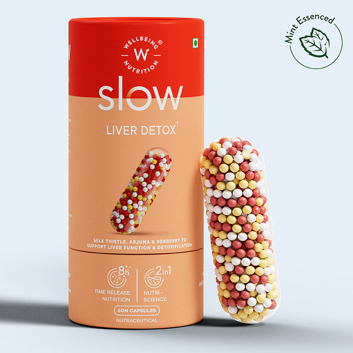 Picture of Wellbeing Nutrition Slow Liver Detox Capsules - 60 caps