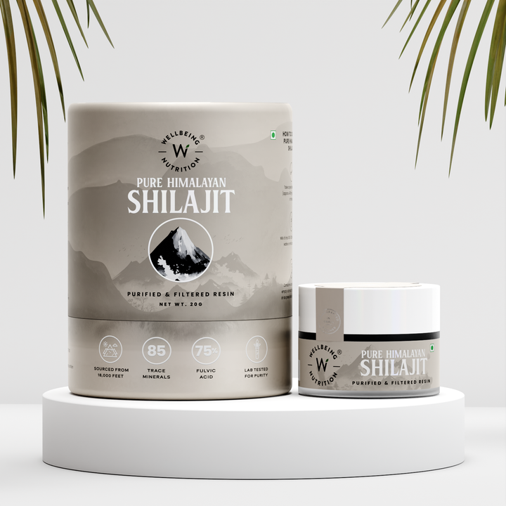 Picture of Wellbeing Nutrition Pure Himalayan Shilajit Resin - 20 GM