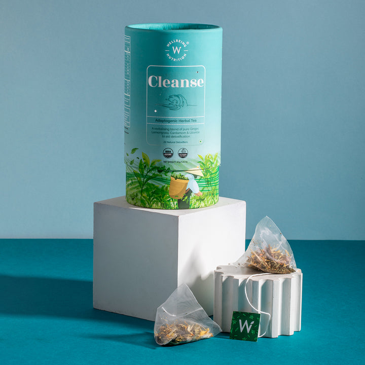 Show details for Wellbeing Nutrition Cleanse Adaptogenic Herbal Tea - 20 Tea Bags Picture of Wellbeing Nutrition Cleanse Adaptogenic Herbal Tea - 20 Tea Bags