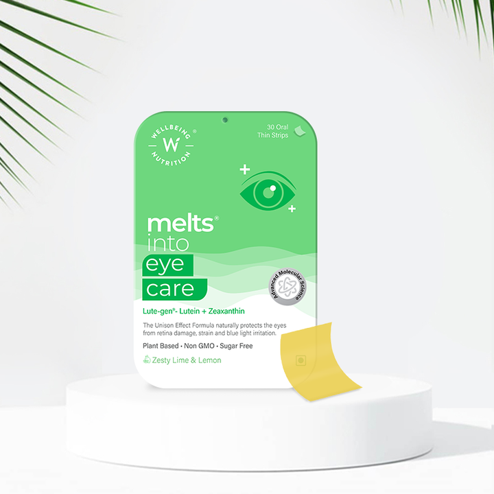 Picture of Wellbeing Nutrition Melts Eye Care Vitamins Zesty Lime & Lemon Flavor - 30 Strips