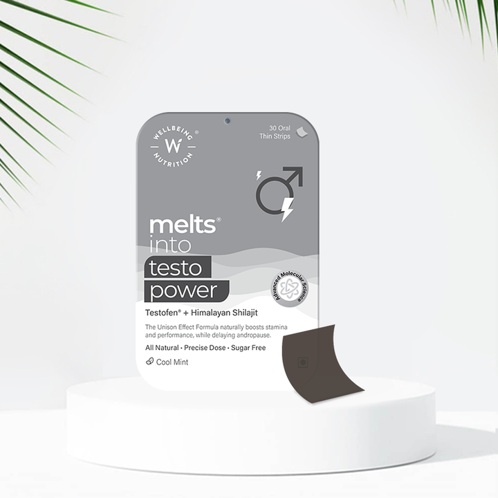 Show details for  Wellbeing Nutrition Melts Testo Power Oral Strips Cool Mint Flavor - 30 Strips Picture of  Wellbeing Nutrition Melts Testo Power Oral Strips Cool Mint Flavor - 30 Strips