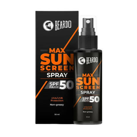 Picture of Beardo Max Sunscreen Spray SPF-50 for Men - 50 ML