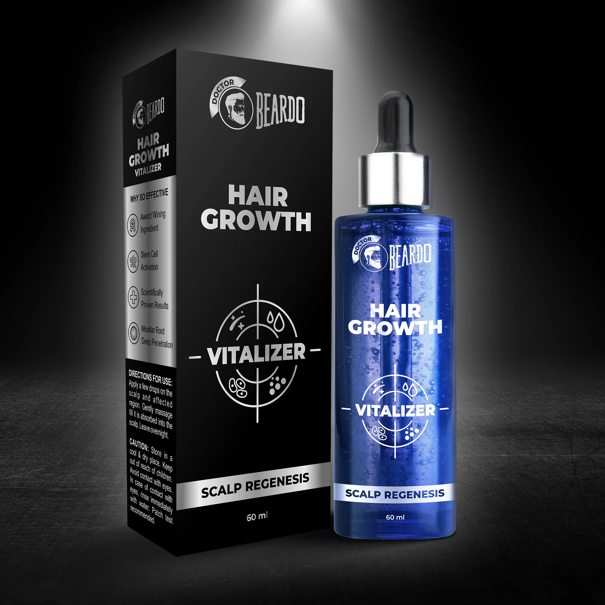 Show details for Beardo Hair Growth Vitalizer Serum - 60 ML Picture of Beardo Hair Growth Vitalizer Serum - 60 ML