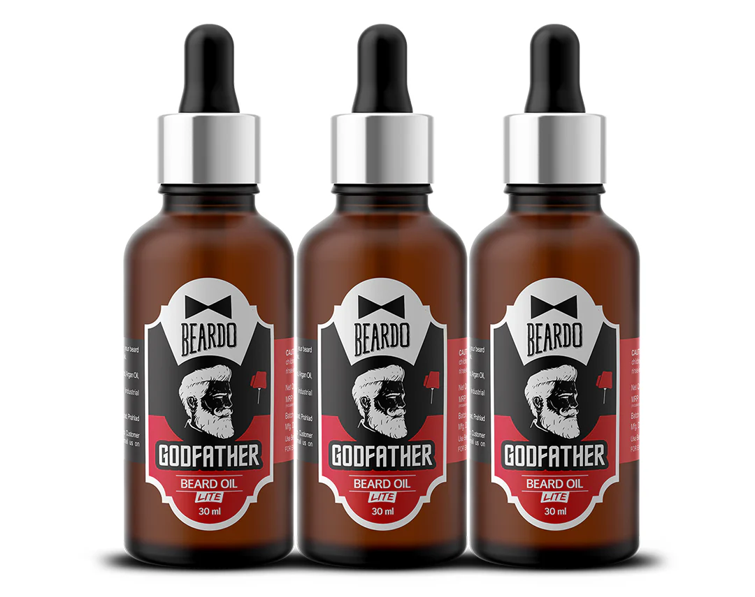 Picture of Beardo Godfather Beard oil - 30 ML - Pack of 3