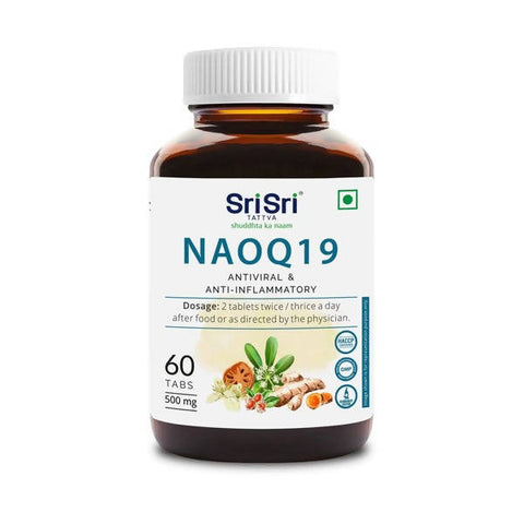 Picture of Sri Sri Tattva NAOQ19 Antiviral & Anti Inflammatory Tablets - 60 Tabs