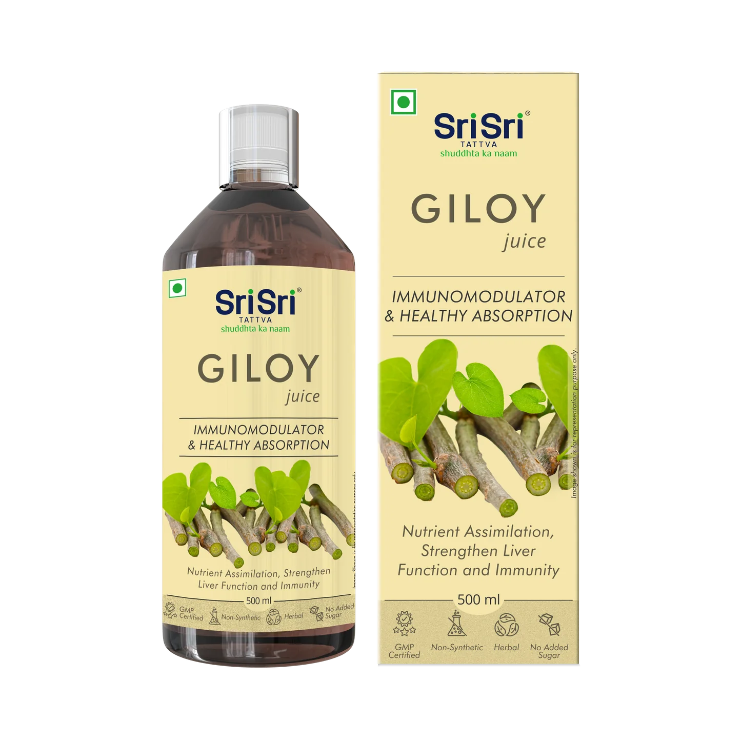Show details for Sri Sri Tattva Giloy Juice - 500 ML Picture of Sri Sri Tattva Giloy Juice - 500 ML