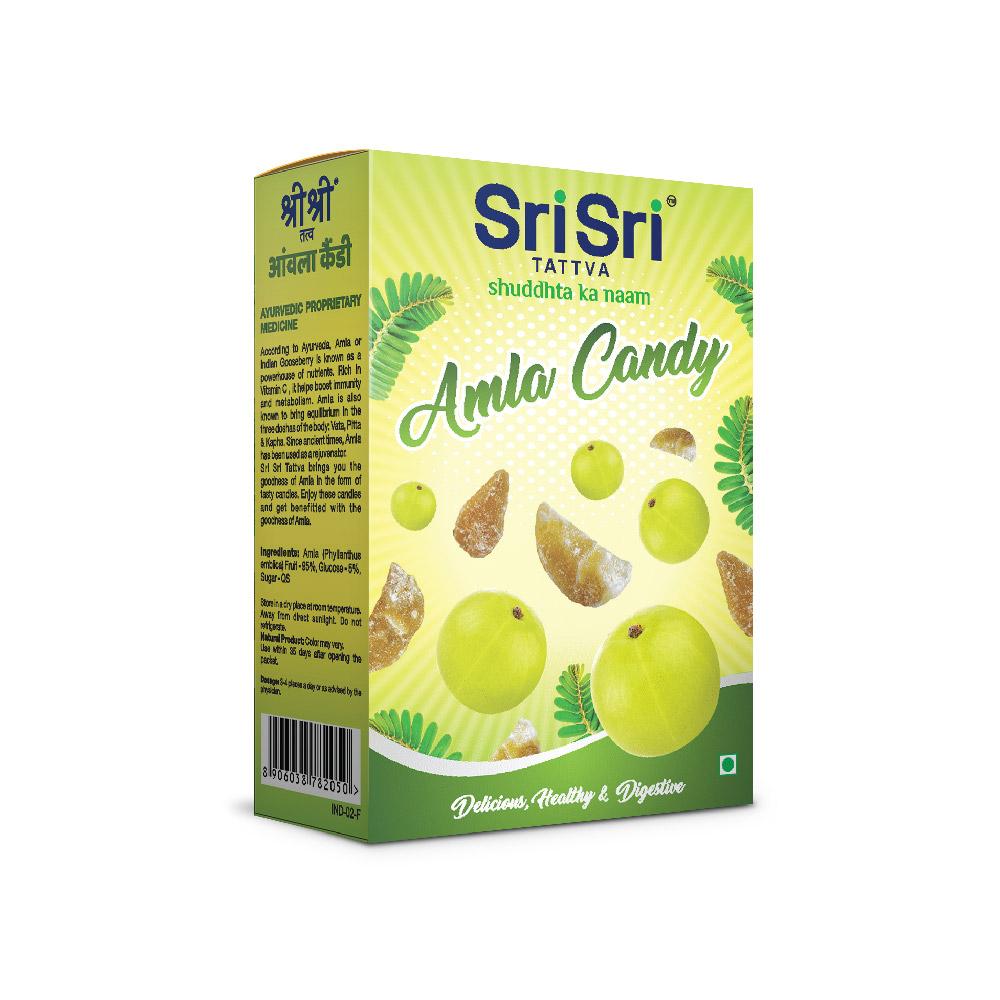 Picture of Sri Sri Tattva Amla Candy Plain Flavoured - 400 GM