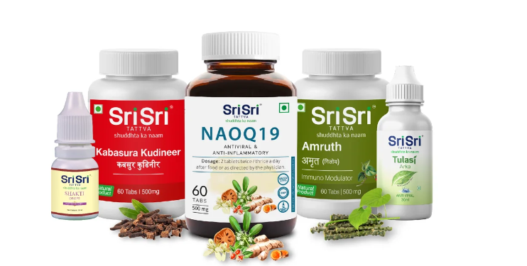 Picture of Sri Sri Tattva NAOQ19 Kit - Immunity Build Up & Protection