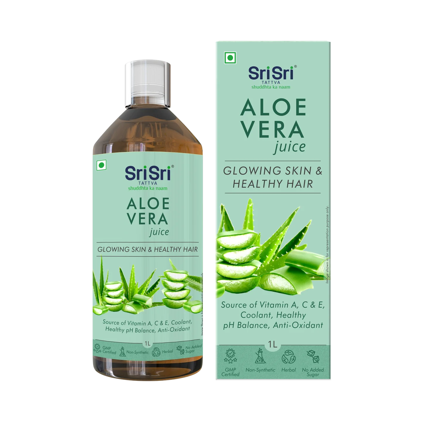 Show details for Sri Sri Tattva Aloevera Juice - 1L Picture of Sri Sri Tattva Aloevera Juice - 1L